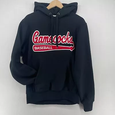 SOUTH CAROLINA Hoodie Adult S GAMECOCKS Baseball University Sweatshirt Black - Image 1 of 4