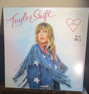 RARE TAYLOR SWIFT OFFICIAL 18-MONTH CALENDAR JULY 2020-DEC 2021.  NEW-SEALED. - Picture 1 of 2