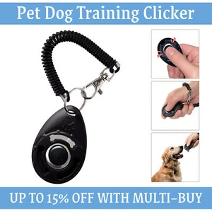 1/2pcs Pet Puppy School Training Teaching AID Obedience Tool Dog Clicker Trainer - Picture 1 of 12