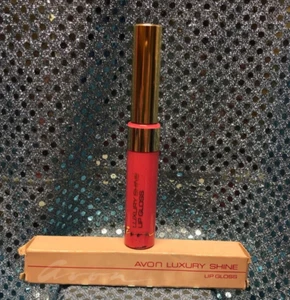 BRILLO LABIAL BRILLANTE DE LUJO Avon, Rosa Sol ~ Nuevo en Caja - Nuevo Stock Antiguo - Imagen 1 de 2