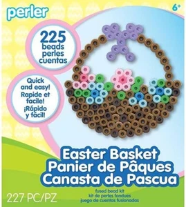 Perler 225 Pc Easter Basket Fused Beads Kit LOT of 6 kits NEW - Picture 1 of 1