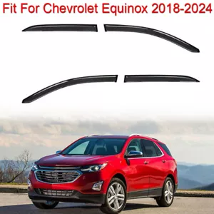 For Chevrolet Equinox 2018-2024 Window Visors Deflectors Sun Rain Guards Shield - Foto 1 di 17