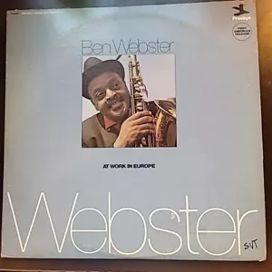 Ben Webster At Work In Europe. VG+ Vinyl 2LP. 1974 Original. VG Cover. A - Picture 1 of 8
