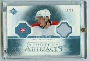  2005-06 Artifacts Frozen Artifacts Patches #FP-HO Marcel Hossa 13/50