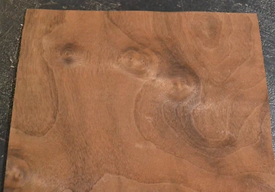 Walnut Burl Raw Wood Veneer Sheet 11 x 19 inches 1/42nd thick       4670-91 - Image 1 of 4