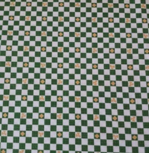 24" Lucky Shamrocks Angela Anderson QT Irish Clover St Patricks Day Check - Picture 1 of 3