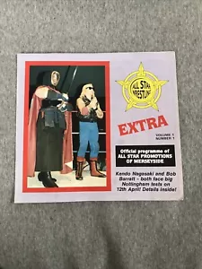 Vintage All Star Wrestling Official Programme Volume 1 Number 1 - Picture 1 of 6