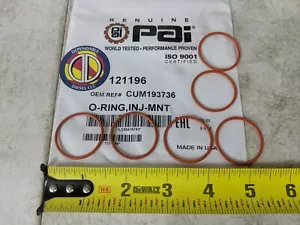 Injector O-Ring for Cummins L10 Mechanical. Qty 6 PAI# 121196 Ref 193736 3070665 - Picture 1 of 8