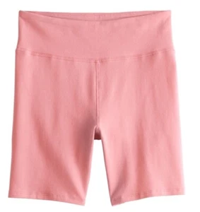 SO Girl's High Rise Bike Shorts Large / L 10/12 - coral pink - Picture 1 of 1