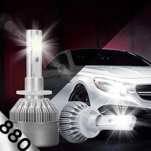 XENTEC LED HID Foglight Conversion kit 880 6000K for 1997-2002 Saturn SC1 - Picture 1 of 12