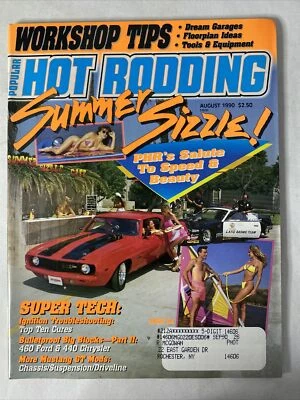 1990 August Popular Hot Rodding Magazine J. Bittle American Makes Ford (CP179) - Image 1 of 3