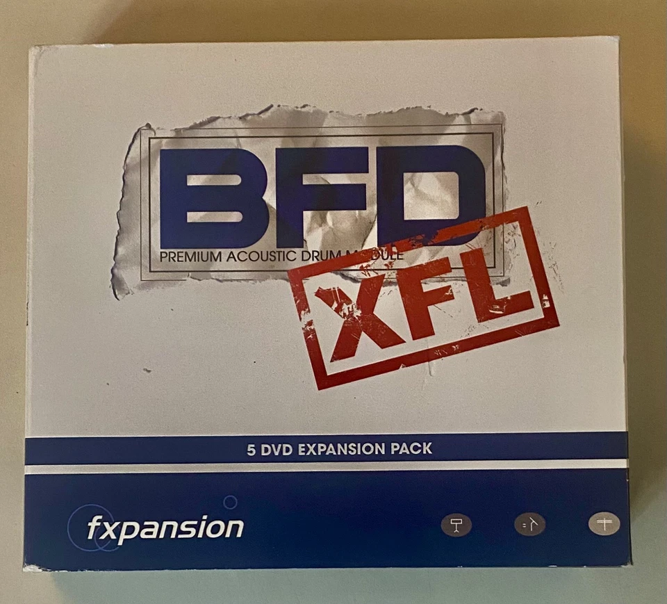 Fxpansion BFD XFL Premium Acoustic Drum Module - 5 DVD Expansion Pack - Image 1 of 1