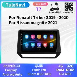 Radio estéreo para coche Renault Triber para Nissan Magnite CarPlay reproductor automático GPS - Imagen 1 de 32