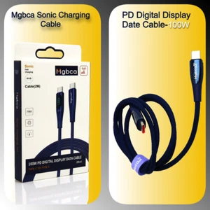 Mgbca Sonic Fast Charge USB-C Cable For iPhone 15 Pro Max /15 Plus, 100W Display - Picture 1 of 35