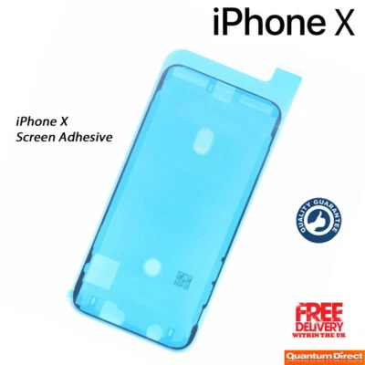 iPhone X (iPhone 10) Display Screen Assembly Adhesive Sticker UK Stock - Image 1 of 3