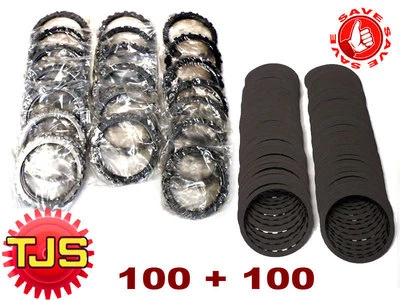 .  4L60E  3/4 3-4 Clutches & 100 3-4 steels mega pack .080" fric &  .106" steels - Imagem 1 de 4