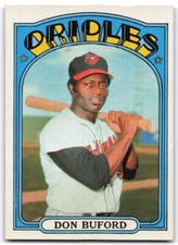 1972 Topps Don Buford Baltimore Orioles #370