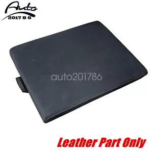 Fits 2004-2014 Nissan Titan Leather Center Console Lid Armrest Cover Black USA - Foto 1 di 9