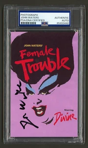 John Waters Signed Photo (PSA) Female Trouble Director Divine Mini Poster - Bild 1 von 2