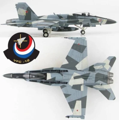 Hobby Master 1/72 HA3553 F/A-18A+ Hornet USN VFC-12 Fighting Omars, Red 07 - Immagine 1 di 4