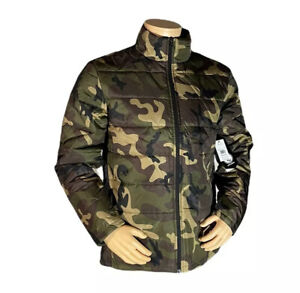 VOLCOM PUFF PUFF ZIP-UP JACKET A1602005 ( MENS SIZE Small ) CAMO NWT