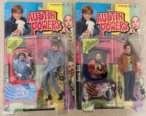 Austin Powers CARNABY STREET AUSTIN & SCOTT EVIL ¡Como nuevo! McFarlane 1999 - Imagen 1 de 10