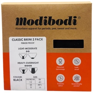 2 x Modibodi Period Underwear Size 12 - Picture 1 of 1