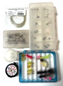 Vintage Lot of Fly Fishing Flies and Boxes - Picture 1 of 7