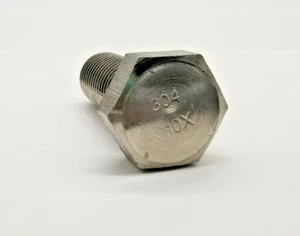 SECHSKANTSCHRAUBE 1 1/8” - 7 x 3” SS 304 010X, SILBER - NEU - Bild 1 von 3