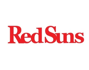 Red Suns Vinyl Decal Window Truck Sticker JDM Racing Euro Sponsor - Picture 1 of 3