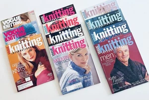 Lot of 11 Vintage Vogue Knitting International Magazine Issues 2000 to 2002 - Picture 1 of 5
