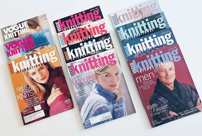 Lot of 11 Vintage Vogue Knitting International Magazine Issues 2000 to 2002 - Image 1 of 4