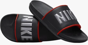 Sandalias Nike para hombre fuera de la cancha sin cordones BQ4639-023, gris oscuro/rojo/metálico - Imagen 1 de 7
