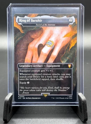 MTG RING OF BARAHIR SWORD OF THE ANIMIST 0355 LORD OF THE RINGS COMMANDER LTC - Image 1 of 4