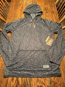 Felpa con cappuccio Howler Bros Loggerhead da uomo nuova con etichette taglia M Canyon Distortion Midnight prezzo al dettaglio consigliato $79 - Foto 1 di 13