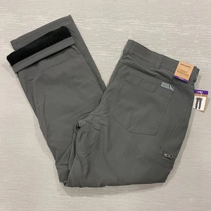 Pantalones Eddie Bauer Tech para Hombres 40 x 32 Gris Forrado de Vellón Repelente al Agua Aislado - Imagen 1 de 13