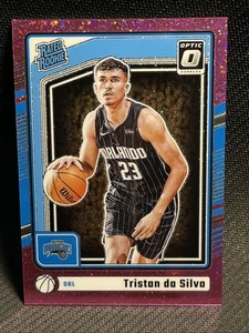2024-25 DONRUSS OPTIC Tristan Da Silva RC PINK GLITTER 187/275 Orlando Magic - Picture 1 of 4