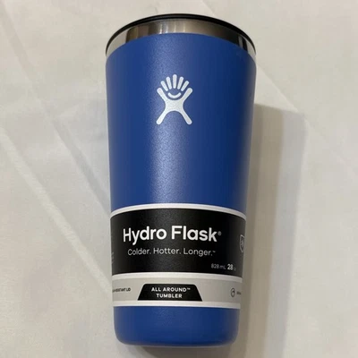 Vaso Hydro Flask 28 OZ All Around tapa prensada en cascada Foto 1 de 4