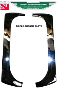 JAGUAR XK150 DHC / FHC WINDSCREEN SIDE CHROMES PAIR BD13133, BD13134 - Picture 1 of 8