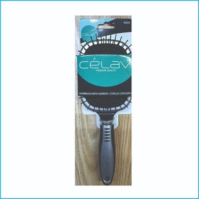 Cepillo de Pelo Paleta con Espejo Célavi Calidad Premium - Desenredar y Volumen Foto 1 de 4