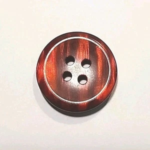 🔥 Vintage Lot 8 Psychedelic Red Plastic Buttons 3/4 in- Mint -cc - Picture 1 of 4