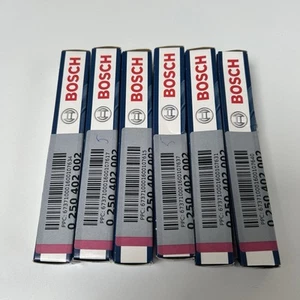 Bosch 0250402002 Diesel Heater Glow Plugs x6 Fits BMW X3 E83 2.0D 3.0D 2004-2010 - Picture 1 of 4