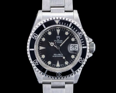 Tudor 79090 Submariner esfera negra SS circa. 1989 Foto 1 de 4