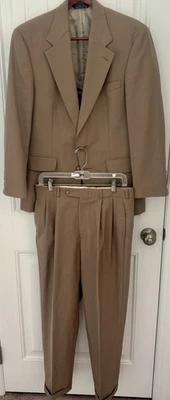 Lands' End мужчин 38 короткий костюм - брюки 30 x 28 шерсти (F383) - Изображение 1 из 4