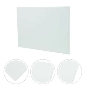 Tempered Glass Cutting Board Clear Fruits Boards Cooking Chopping Man - Picture 1 of 11