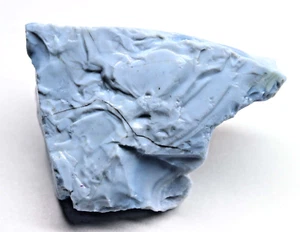 Opale blu naturale australiano non trattato 109,5 ct non trattato certificato terra grezzo mente ruvida - Foto 1 di 5