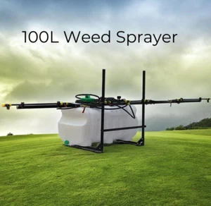 100L 12V Weed Sprayer Tank 5M Boom Garden Spray Model A - Picture 1 of 5