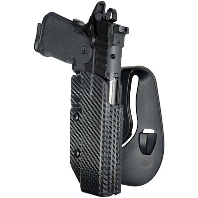 BLACK SCORPION OUTDOOR GEAR Black Scorpion Gear OWB Paddle Holster fits Springfield Prodigy 4.25''