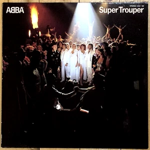 ABBA Super Trouper Original 1980 Polydor LP 2344162 OIS NM Like New - Picture 1 of 4