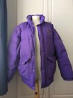 Ciesse piumini Purple Jacket With Hood. Removable Sleeves.IT 46. Fits 12-14